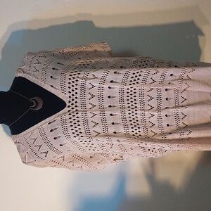 Open Weave Oversized Lightweight Sweater/Beach coverup